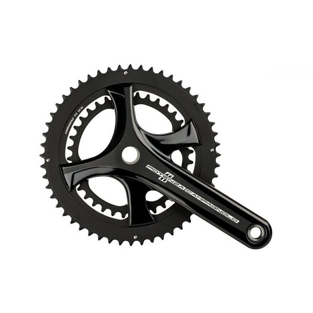 Campagnolo Шатуны  Potenza 11S Power Torque 172.5mm 36-52 Black Alu - FC17-PO262 - зображення 1