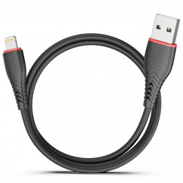 Pixus Start USB 2.0 AM to Lightning Black (4897058531350)