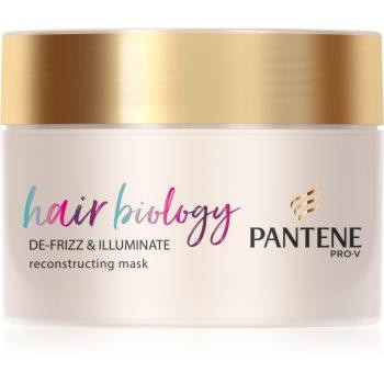Pantene Pro-v Hair Biology De-Frizz & Illuminate маска для волосся для сухого та фарбованого волосся 160 мл - зображення 1