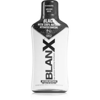 BlanX Black відбілююча рідина для полоскання ротової порожнини з активованим вугіллям 500 мл - зображення 1