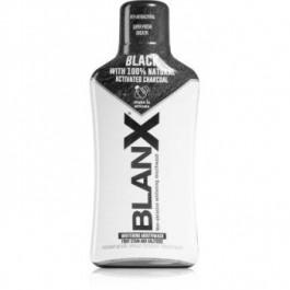 BlanX Black відбілююча рідина для полоскання ротової порожнини з активованим вугіллям 500 мл