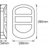 LEDVANCE Подсветка для фасадов и ступенек  Plate Wall серии Endura Style LED 12 Вт стальной (4058075477858) - зображення 6