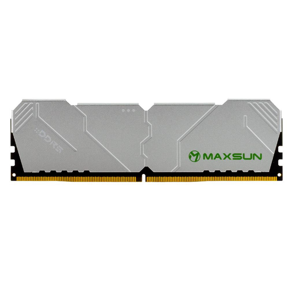 Maxsun 16 GB DDR5 6000 MHz Terminator Silver (MSD516G60W5) - зображення 1