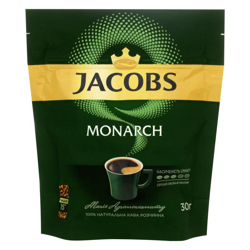 Jacobs Monarch растворимый 30 г пакет (8714599101667) - зображення 1