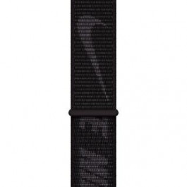 Apple Ремінець  for  Watch 45mm - Nike Sport Loop Black - Regular (ML343)