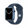 Apple Watch Series 7 GPS 45mm Blue Aluminum Case With Blue Sport Band (MKN83) - зображення 1