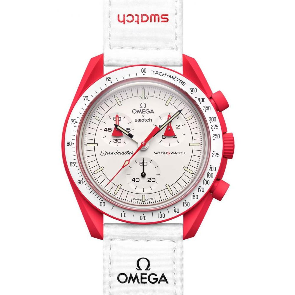 Swatch X Omega MoonSwatch Mission to Mars (SO33R100) - зображення 1