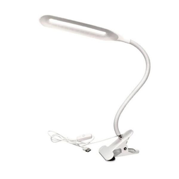 UFT LED Lamp1 White з гнучкою ніжкою та прищіпкою (belamp1) - зображення 1