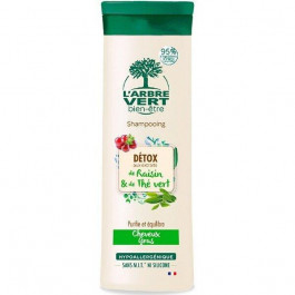 L'Arbre Vert Детокс-шампунь  для жирных волос с экстрактами винограда и зеленого чая 250 мл (3450601028892)