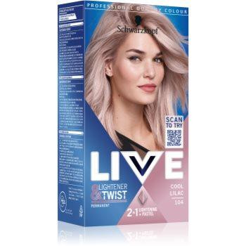 Schwarzkopf LIVE Lightener & Twist перманентна фарба для волосся для освітлення волосся відтінок 104 Cool Lilac  - зображення 1