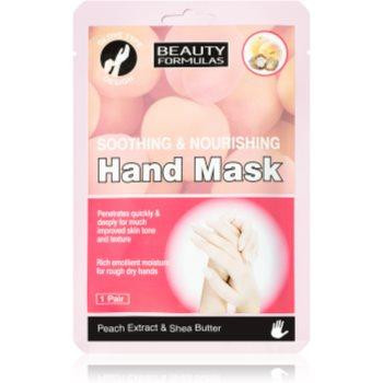Beauty Formulas Soothing & Nourishing відновлююча маска для рук у формі рукавичок 1 кс - зображення 1
