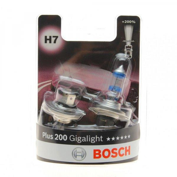 Bosch H7 Gigalight Plus 200 12V 55W PX26d (1 987 301 436) - зображення 1