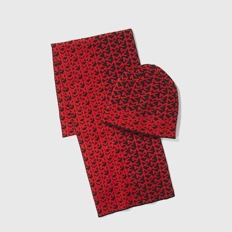 Michael Kors Набор мужской шапка и шарф  769836116 Красный (1159785797) - зображення 1