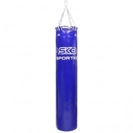 Sportko Мішок боксерський  PVC з кільцем 150 см синій