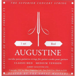 Augustine Струны для классической гитары  Classic/Red Label Classical Guitar Strings Medium Tension