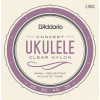 D'Addario Струны для укулеле EJ65C Clear Nylon Concert Ukulele Strings 28/28 - зображення 1