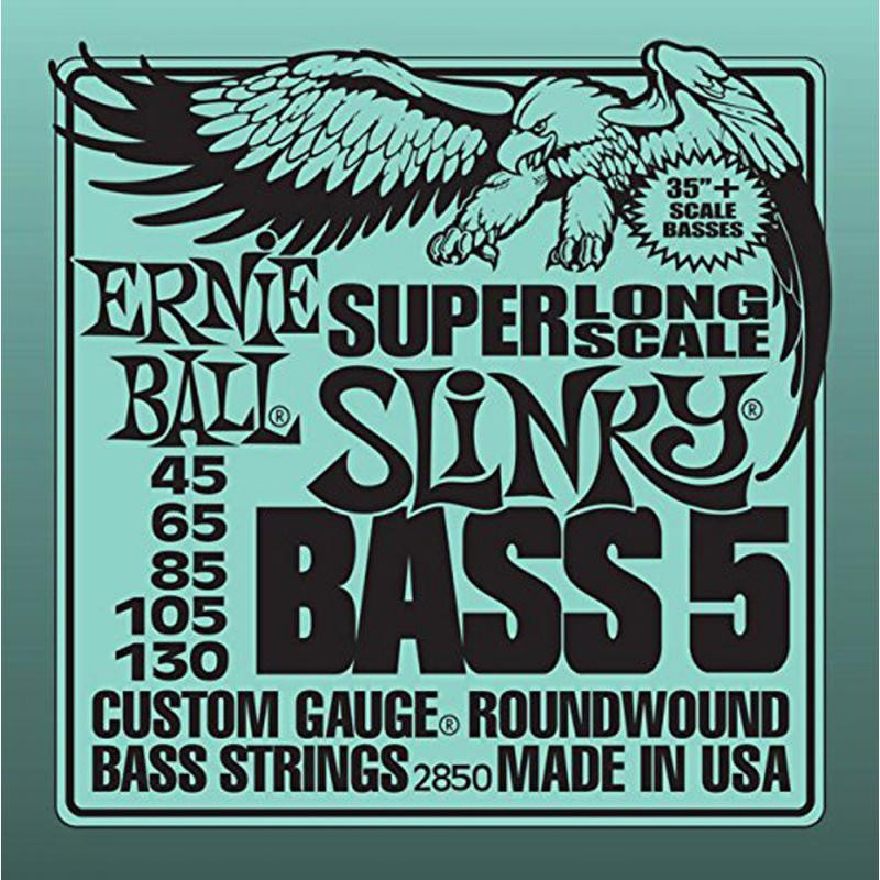 Ernie Ball P2850 Super Long Scale Slinky Nickel Wound 5-String Bass 45/130 - зображення 1