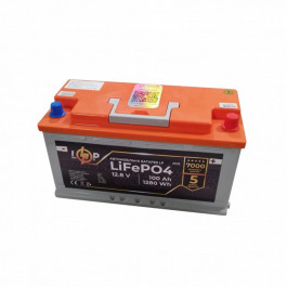 LogicPower LiFePO4 R+ 12,8V - 100 Ah, 1280Wh (21122)