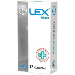 Lex Презервативи LEX Ribbed 12 шт (4820144771934)