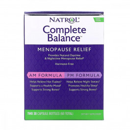 Natrol Повний комплекс для полегшення Менопаузи, Complete Balance, Menopause Relief, , дві баночки по 30 ка