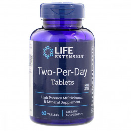 Life Extension Мультивітаміни Двічі в День, , 60 таблеток