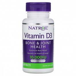 Natrol Витамин D3 Natrol 10000IU 60 таблеток (NTL06014)