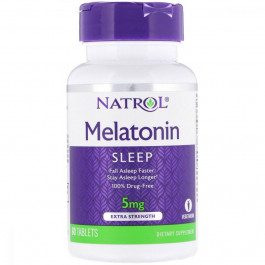 Natrol Мелатонин, С Повышенной Силой Действия, 3 мг, Natrol, 60 таблеток
