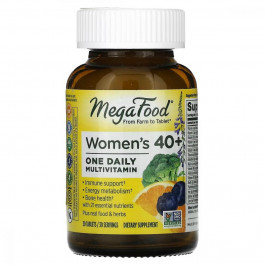 MegaFood Мультивитамины для женщин 40+, Women Over 40 One Daily, MegaFood, 30 таблеток