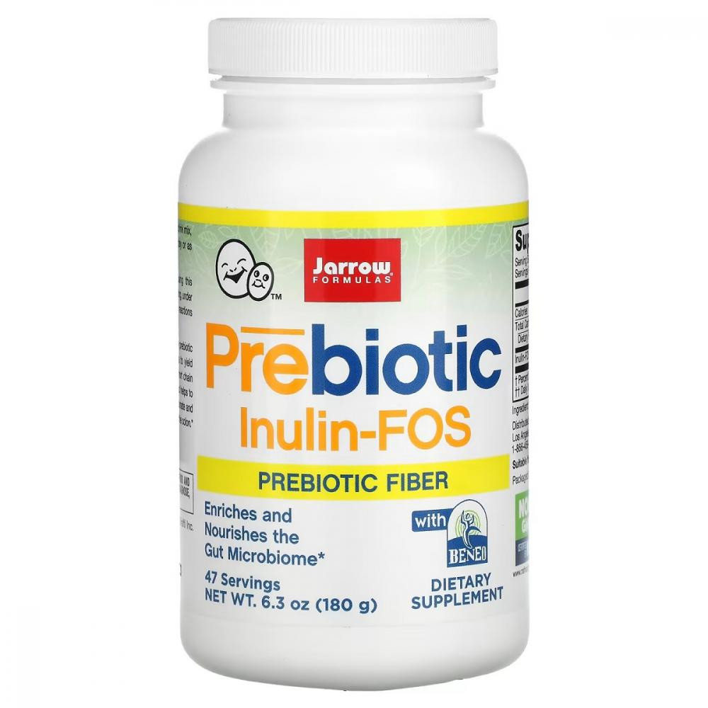 Jarrow Formulas Пребиотик Инулин, Prebiotic Inulin FOS, Jarrow Formulas, порошок, 180 гр. - зображення 1