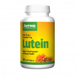 Jarrow Formulas Лютеин, 20 мг, Lutein, Jarrow Formulas, 60 желатиновых капсул