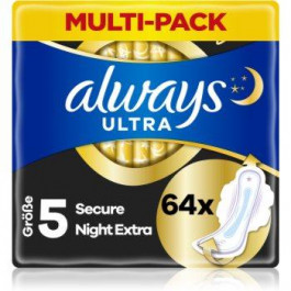   Always Ultra Secure Night Extra прокладки гігієнічні 64 кс