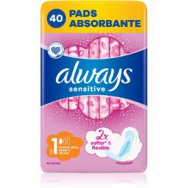 Always Sensitive Normal Plus прокладки гігієнічні без ароматизатора 40 кс