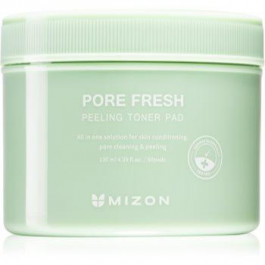 Mizon Pore Fresh пілінгові серветки для обличчя для чутливої шкіри зі схильністю до акне 60 кс
