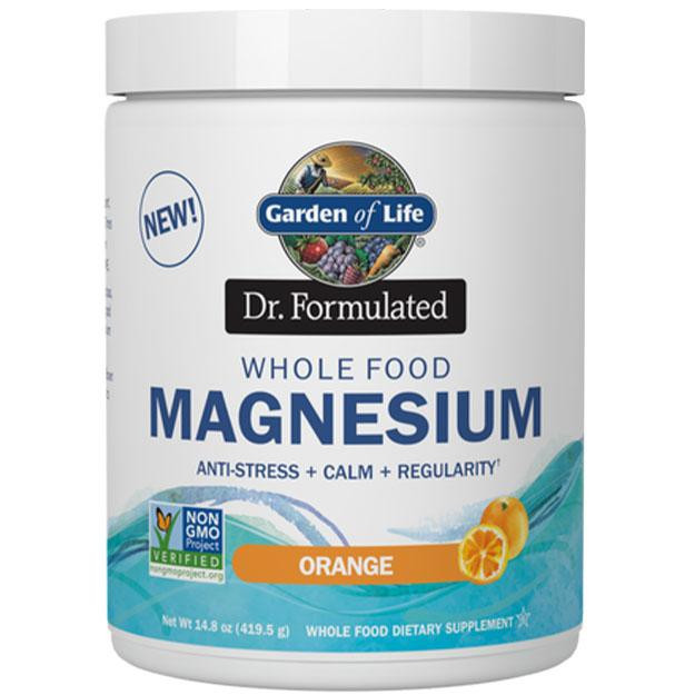 Garden of Life Dr. Formulated Whole Food Magnesium, 420 грамм Апельсин (419 грамм) - зображення 1