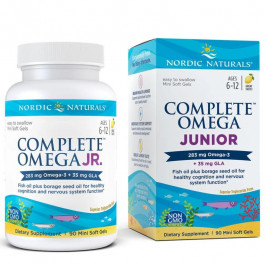   Nordic Naturals Жирные кислоты Nordic Naturals Complete Omega Junior, 90 капсул - лимон