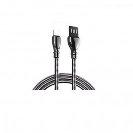 ColorWay USB/Apple Lightning Metal Spring Black 1m (CW-CBUL013-BK)