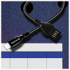 ColorWay USB/Apple Lightning Metal Spring Black 1m (CW-CBUL013-BK) - зображення 3