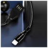 ColorWay USB/Apple Lightning Metal Spring Black 1m (CW-CBUL013-BK) - зображення 4