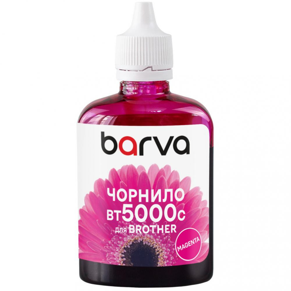 Barva Чернила Brother BT5000M специальные 100 мл, водорастворимые, пурпурные (BBT5000M-745) - зображення 1