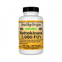 Healthy Origins Nattokinase 100 mg 60 caps Наттокиназа (HO25157)