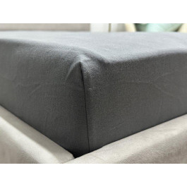   Novita Простирадло на гумці  140x200 см SB-148 Зимова Колекція Super Soft Фланель Grey Ecotton (21000244490