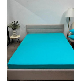   Novita Простирадло на гумці  140x200 см SB-134 Зимова Колекція Super Soft Фланель Sky blue Ecotton (2100024