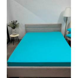   Novita Простирадло на гумці  160x200 см SB-134 Зимова Колекція Super Soft Фланель Sky blue Ecotton (2100024