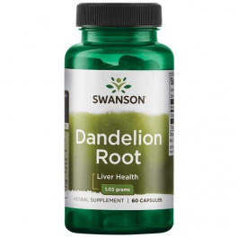 Swanson Корень одуванчика  Dandelion Root 515 mg 60 Caps