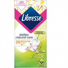 Libresse Прокладки гігієнічні  Natural Care Pantyliners Normal, 20 шт.