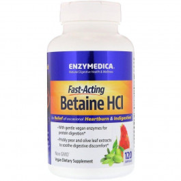 Enzymedica Betaine HCI 600 mg 120 caps