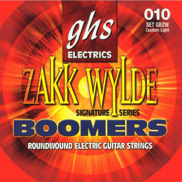 GHS Strings GHS GBZW Boomers Light Top/Heavy Bottom Electric Guitar Strings 10/60
