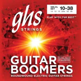 GHS Strings GBLXL Boomers Light/Extra Light Electric Guitar Strings 10/38