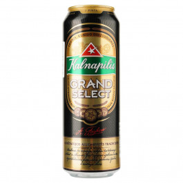 Kalnapilis Упаковка пива  Grand Select світле відфільтроване 5.4% 0.568 л x 24 шт (4770477227564)