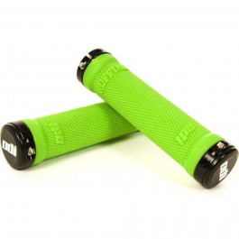 ODI Гріпси  Ruffian MTB Lock-On Bonus Pack Lime Green w / Black Clamps (зелені з чорними замками)